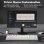 Clavier Autrucker F99 Pro sans fil silencieux RGB Hot-swap Gasket 8000mAh PBT