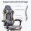 Sedia Gaming Ergonomica Autrucker Con Poggia Piede E Altezza Regolabile