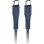 Câble USB-C Forcell C344 60W 1m 3A Silicone Flexible Bleu
