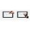 Guante para tableta gráfica Huion 32515243 negro inalámbrico multi-touch lycra nylon