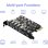 Tarjeta controladora USB Renkforce 7 puertos 5 USB-A 2 USB-C PCIe x1