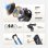 Bicicletta Elettrica Touroll J2 ST 250W 45Nm Batteria 561.6Wh 100km 7 Marche Shimano Sand