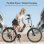 Bicicletta Elettrica Touroll J2 ST 250W 45Nm Batteria 561.6Wh 100km 7 Marche Shimano Sand