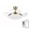 Ventilador de Techo con Luz Bilake Two 50W 108cm Motor DC Aspas Retráctiles Bluetooth Mando Función Invierno
