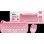 Tastatur LogiLink ID0220 Universal Membran kabellose Maus rosa QWERTZ