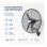 Ventilador de Pared Bilake Borrasca 145W 56cm Oscilante Cabezal Inclinable Seguridad Metálica
