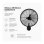 Ventilador de Pared Bilake Arrecife 60W 40cm Oscilante Silencioso Cabezal Inclinable