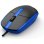 Maus C-Tech WM-10B USB 1200 DPI Blau Schwarz mit Scrollrad