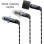 Auriculares Etymotic Research ER4XR avec câble, précision sonore et isolation, noir