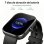 Rayofi D18 Reloj SmartWatch Negro 1,83" SpO2 Pulsómetro Monitor Sueño