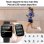 Rayofi D18 Reloj SmartWatch Negro 1,83" SpO2 Pulsómetro Monitor Sueño