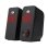 Haut-parleurs Redragon Stentor 2.0 USB et jack 6W avec éclairage rouge