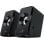 Haut-parleurs Genius PC USB 3W compacts 2.0 canaux noirs