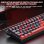 Teclado Aula WIN60 HE MAX Hall Effect Magnético compacto 60% 8000Hz RGB