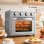 Horno Sobremesa Homcom 800-168V90SR 30L 43x39x39cm 1600W Convección Plata