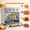 Horno Sobremesa Homcom 800-168V90SR 30L 43x39x39cm 1600W Convección Plata