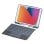 Royal Bailey T5506d Funda Con Bluetooth Teclado Para Ipad 10.2(2021/2020/2019)/ipad Air 10.5/ipad Pro 10.5 Negro