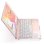 Royal Bailey F129ats-1 Funda Con Bluetooth Teclado Para Ipad Air 13(2024)/ipad Pro 12.9(2022/2021/2020/2018) Rosa