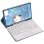 Royal Bailey Psc-x210 Funda Con Bluetooth Teclado Para Samsung Galaxy Tab A9+ 11" X210 Azul