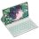 Royal Bailey Ps-x210-1 Funda Con Bluetooth Teclado Para Samsung Galaxy Tab A9+ 11" X210 Verde