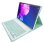 Royal Bailey Lx103 Funda Con Bluetooth Teclado Para Lenovo M10 Plus 10.3"/tab K10 10.3" Verde