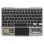 Royal Bailey Jt-p610-1 Funda Con Bluetooth Teclado Para Samsung Tab S6 Lite 2024 10.4" P620/p625/tab S6 Lite 2022 10.4" P613/p619/tab S6 Lite 2020 10.4" P610/p615 Negro
