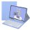 Royal Bailey Ts11-1 Funda Con Bluetooth Teclado Para Ipad Air 11(2024)/ipad Air 5 10.9(2022)/ipad Air 4 10.9(2020)/ipad Pro 11(2022/2021/2020/2018) Morado