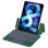 Royal Bailey X3125-6 Funda Con Bluetooth Teclado Para Ipad Air 11(2024)/ipad Air 5 10.9(2022)/ipad Air 4 10.9(2020)/ipad Pro 11(2022/2021/2020/2018) Verde