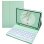 Royal Bailey Ty-x910-1 Funda Con Bluetooth Teclado Para Samsung Tab S10 Ultra 14.6" X920/tab S9 Utrla 14.6" X910/tab S8 Utrla 14.6" X900 Verde