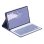 Royal Bailey Rt102 Funda Con Bluetooth Teclado Para Ipad 10.2(2021/2020/2019)/ipad Air 10.5/ipad Pro 10.5 Morado