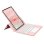 Royal Bailey Sx129c Funda Con Bluetooth Teclado Para Ipad Air 13(2024)/ipad Pro 12.9(2022/2021/2020/2018) Rosa