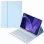 Royal Bailey Ps131d Funda Con Bluetooth Teclado Para Ipad Air 13(2024)/ipad Pro 12.9(2022/2021/2020/2018) Azul