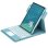 Royal Bailey Pd-e12-1 Funda Con Bluetooth Teclado Para Ipad 10.2(2021/2020/2019)/ipad Air 10.5/ipad Pro 10.5 Azul