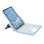 Royal Bailey Sx129c Funda Con Bluetooth Teclado Para Ipad Air 13(2024)/ipad Pro 12.9(2022/2021/2020/2018) Azul