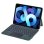 Royal Bailey J3125-6d Funda Con Bluetooth Teclado Para Ipad Air 11(2024)/ipad Air 5 10.9(2022)/ipad Air 4 10.9(2020)/ipad Pro 11(2022/2021/2020/2018) Verde