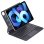 Royal Bailey Mk-x9 Funda Con Bluetooth Teclado Para Ipad Air 13(2024)/ipad Pro 12.9(2022/2021/2020/2018) Negro