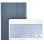 Royal Bailey Ps45d-1 Funda Con Bluetooth Teclado Para Ipad Mini 1/2/3/4/5 Morado