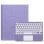 Royal Bailey Pd-c006 Funda Con Bluetooth Teclado Para Ipad 9.7" Morado