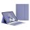 Royal Bailey Ps45c Funda Con Bluetooth Teclado Para Ipad Mini 1/2/3/4/5 Morado