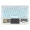 Royal Bailey Jt-x510-1 Funda Con Bluetooth Teclado Para Samsung Tab S9 Fe 10.9" X510/s9 11" X710/s8 11" X700/s7 11" T870 Azul