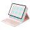 Royal Bailey Hk-109 Funda Con Bluetooth Teclado Para Ipad Air 11(2024)/ipad Air 5 10.9(2022)/ipad Air 4 10.9(2020)/ipad Pro 11(2022/2021/2020/2018) Rosa