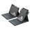 Royal Bailey Pd-e12 Funda Con Bluetooth Teclado Para Ipad 10.2(2021/2020/2019)/ipad Air 10.5/ipad Pro 10.5 Negro