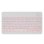 Royal Bailey Hk132d Funda Con Bluetooth Teclado Para Ipad Air 13(2024)/ipad Pro 12.9(2022/2021/2020/2018) Rosa