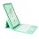 Royal Bailey Sy131c Funda Con Bluetooth Teclado Para Ipad Air 13(2024)/ipad Pro 12.9(2022/2021/2020/2018) Verde