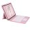 Royal Bailey Sy12c Funda Con Bluetooth Teclado Para Ipad 10.2(2021/2020/2019)/ipad Air 10.5/ipad Pro 10.5 Rosa