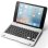 Royal Bailey F1+ Funda Con Bluetooth Teclado Para Ipad Mini 1/2/3/4/5 Plata Plata