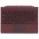 Royal Bailey 1089d-2 Funda Con Bluetooth Teclado Para Surface Pro 3/pro 4/pro 2017/pro 6/pro 7 Rojo