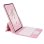 Royal Bailey Sy131c Funda Con Bluetooth Teclado Para Ipad Air 13(2024)/ipad Pro 12.9(2022/2021/2020/2018) Rosa