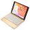 Royal Bailey F102b Funda Con Bluetooth Teclado Para Ipad 10.2(2021/2020/2019)/ipad Air 10.5/ipad Pro 10.5 Dorado