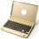 Royal Bailey F1+ Funda Con Bluetooth Teclado Para Ipad Mini 1/2/3/4/5 Dorado